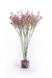 Best Artificial 53Cm Gypsophila Flower Spray Bunch (9 Pcs) / Pink - thumbnail 2