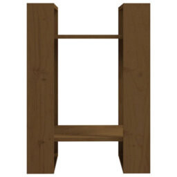 Berkfield Book Cabinet/room Divider Honey Brown 41X35X57 Cm Solid Wood Pine - thumbnail 3