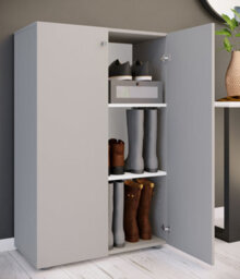 Vcm Wood Shoe Cabinet Shoe Rack Lona 3 - thumbnail 3