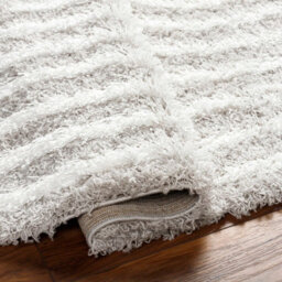 Livabliss Urban Shaggy-Modern Grey White Soft Plush Pile Living Bedroom Rug 160 X 220 Cm Easy Care, Non Shedding - thumbnail 4