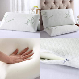 Mantraraj Premium Bedding Bamboo Memory Foam Head Neck Back Support Bed Pillow For Sleeping Orthopaedic (1 Pillow) - thumbnail 1