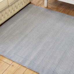 Teal Handmade Modern Plain Wool Easy To Clean Handmade Rug For Bedroom Dining Room Living Room -68 X 240Cm (Runner) - thumbnail 2