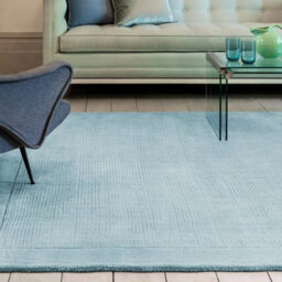 Teal Handmade Modern Plain Wool Easy To Clean Handmade Rug For Bedroom Dining Room Living Room -68 X 240Cm (Runner) - thumbnail 1