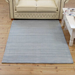 Teal Handmade Modern Plain Wool Easy To Clean Handmade Rug For Bedroom Dining Room Living Room -68 X 240Cm (Runner) - thumbnail 4