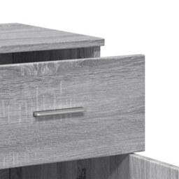Berkfield Sideboard Grey Sonoma 79X38X80 Cm Engineered Wood - thumbnail 8