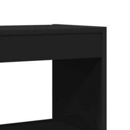 Berkfield Bookcase Black Engineered Wood 100 X 30 X 198 Cm Bookshelf - thumbnail 8