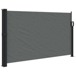 Walplus Retractable Side Awning Garden Sun Shade Canopy Gazebo For Back Door, Porch, Patio Anthracite 120X600 Cm - thumbnail 2
