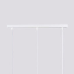 Sollux Lighting Karbon Aluminum White 3 Lights Minimalist Pendant Ceiling Light - thumbnail 9