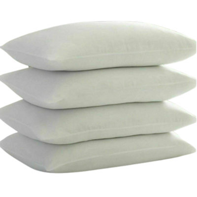 ARLinens Hollowfiber Pillows Pack Of 4 Hotel Quality Bounce Back Extra Filled Bed Pillows Head Neck Back Support 75Cmx50Cm. - image 1