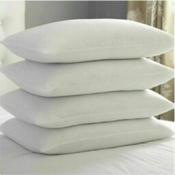 ARLinens Hollowfiber Pillows Pack Of 4 Hotel Quality Bounce Back Extra Filled Bed Pillows Head Neck Back Support 75Cmx50Cm. - thumbnail 4