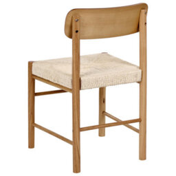 Beliani Set Of 2 Dining Chairs Digne Wood Brown - thumbnail 7