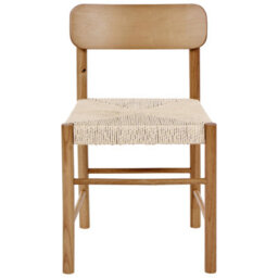 Beliani Set Of 2 Dining Chairs Digne Wood Brown - thumbnail 5