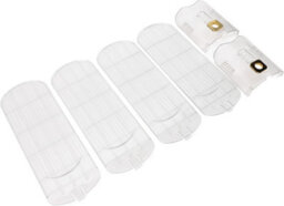 Hygrad Built to Survive Clear Adjustable Acrylic Shoe Slot Organizer 12 Pack Stackable Space Saver Rack For Closet & Wardrobe, 3-Height Shoe Holder - thumbnail 3