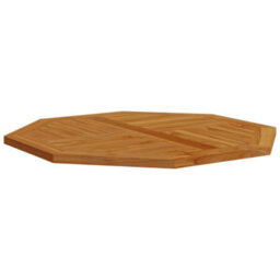 Berkfield Table Top 90X90X2.5 Cm Octagonal Solid Wood Teak - thumbnail 4