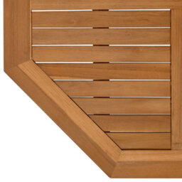 Berkfield Table Top 90X90X2.5 Cm Octagonal Solid Wood Teak - thumbnail 6
