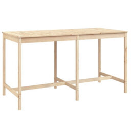 Berkfield 9 Piece Garden Bar Set Solid Wood Pine - thumbnail 8