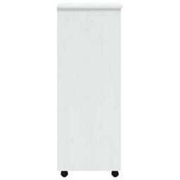 Walplus Rolling Cabinet With Drawers Moss White Solid Wood Pine - thumbnail 6