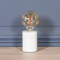 Ciel Natural White Marble Bulbholder Table Lamp - thumbnail 6