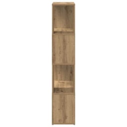 Berkfield Modern Tv Stand Artisan Oak Engineered Wood 60 Cm X 24 Cm X 124 Cm - thumbnail 6