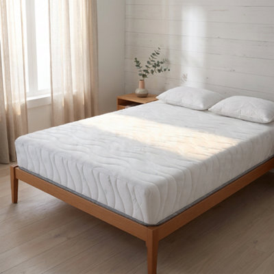 Rest Relax 5Ft King 20Cm Extra-Firm Orthopaedic Foam Mattress & 2 Deep Sleep Pillows Set - High-Density Firm Support - image 1