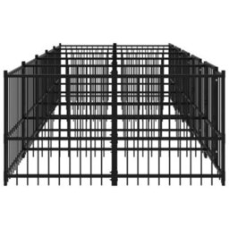 Walplus Outdoor Dog Kennel Steel 9.38 M² - thumbnail 4
