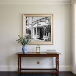 Home Luxe Interiors Dior Fashion Champagne Step Frame 70X70Cm Luxury Wall Art Home Decor - thumbnail 4