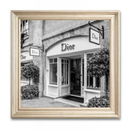 Home Luxe Interiors Dior Fashion Champagne Step Frame 70X70Cm Luxury Wall Art Home Decor - thumbnail 3