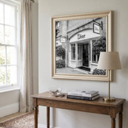 Home Luxe Interiors Dior Fashion Champagne Step Frame 70X70Cm Luxury Wall Art Home Decor - thumbnail 1