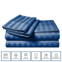 Pamposh Premium Reversible Single Duvet Cover Set Pack Of 2 Soft Microfiber Bedding With Zipper Closure, Corner Ties & Matching Pillowcase - thumbnail 5