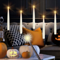 Christmas Led Candle Decor - 20-Light Smoke Free & Safe, Festive Holiday Ornament For Home/party/tabletop - thumbnail 2