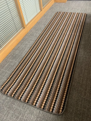 eXtreme Helsinki - Kitchen Utility Hall Long Runner Door Mat Rug Grey 200 X 67Cm - image 1