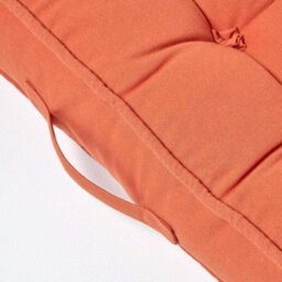 Homescapes Terracotta Cotton Armchair Booster Cushion - thumbnail 6
