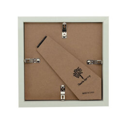 "Nicola Spring 3D Box Photo Frame - 6 X 6"" With 4 X 4"" Mount - White/white" - thumbnail 5