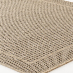 Livabliss Mirage-Cottage Tan Black Fringe In- & Outdoor Jute-Look Rug 80 X 220 Cm Easy Care, Non Shedding - thumbnail 6