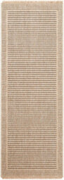 Livabliss Mirage-Cottage Tan Black Fringe In- & Outdoor Jute-Look Rug 80 X 220 Cm Easy Care, Non Shedding - thumbnail 1