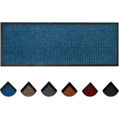 Barrier Mat 90 X 300 Cm Blue Non Slip Indoor Door Mat For Home Entrances Hallways And Porches - image 1