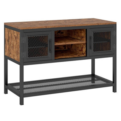 Sideboard Buffet Cabinet With Bottom Storage Shelf - image 1