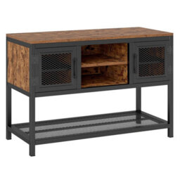 Sideboard Buffet Cabinet With Bottom Storage Shelf - thumbnail 1