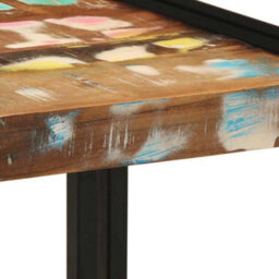 Berkfield Coffee Table Multicolour 40X50X38 Cm Solid Wood Reclaimed - thumbnail 7