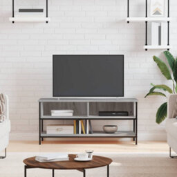 Walplus Tv Cabinet Grey Sonoma 100X35X45 Cm Engineered Wood - thumbnail 1