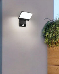 Amorly Wired Motion Sensor Outdoor Light, 18W Square Led Wall Sconce, Cool White Waterproof Exterior Lighting For Patio,doorway,garage - thumbnail 6