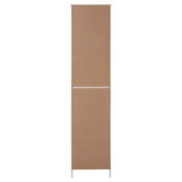 Orsina Tall White Display Cabinet With Drawer & Shelves, Narrow Storage Unit, White Storage Cabinet For Daily Use - thumbnail 4