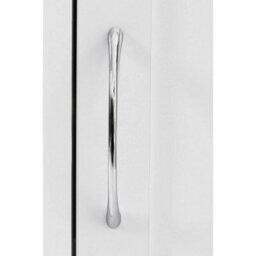 Orsina Tall White Display Cabinet With Drawer & Shelves, Narrow Storage Unit, White Storage Cabinet For Daily Use - thumbnail 7