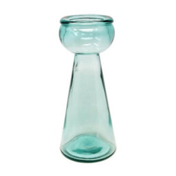 Verano Spanish Ceramics Recycled Glass Clear Home Décor Candle Holders (H) 30Cm - thumbnail 1