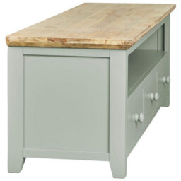 Statement Furniture Florence Sage Green Tv Stand With 3 Drawers And Shelf - thumbnail 4