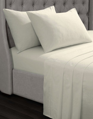 Smart Living Super Luxury Cotton 35Cm Deep Fitted Sheet Soft And Hypoallergenic - image 1