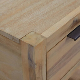 Vidaxl Nightstand With Drawer 40X30X48 Cm Solid Acacia Wood - thumbnail 6