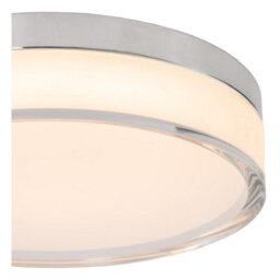 Lucide Plano Flush Ceiling Light Outdoor Diameter 23Cm Led Dim. Cct 1X11W 2700K/4000K Ip44 - Opal - thumbnail 4