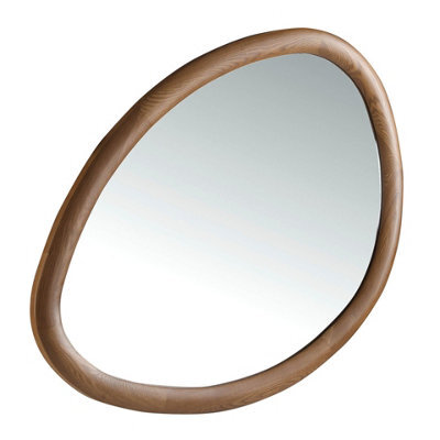 Angel Cerda Stylish Organic Walnut Wall Mirror For Modern Interiors - image 1