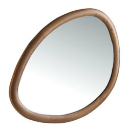 Angel Cerda Stylish Organic Walnut Wall Mirror For Modern Interiors